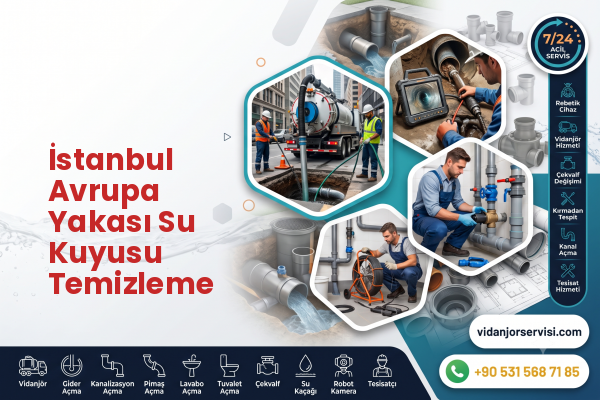 İstanbul Avrupa Yakası Su Kuyusu Temizleme