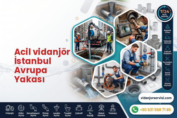 Acil vidanjör İstanbul Avrupa Yakası