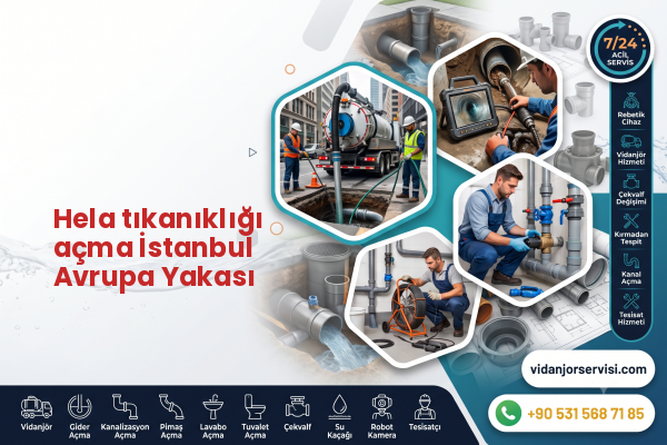 Hela tıkanıklığı açma İstanbul Avrupa Yakası